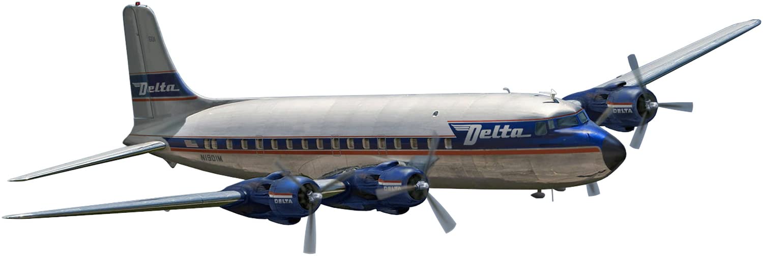 Amazon | ローデン 1/144 アメリカ ダグラス DC-6 四発旅客機 デルタ 
