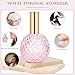 Gsteng Pink Vintage Perfume Bottles Empty, 3.4oz 100ml Refillable Glass Perfume Atomizer, Reusable Travel Cologne Dispenser for Liquid Cosmetic Home Decor