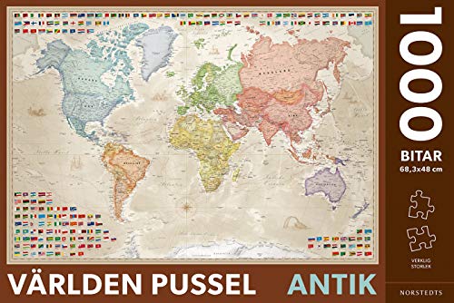 Världen Pussel Antik 1000 bitar