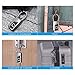 Fingerprint Biometric Padlock Anytek Biometric Digital Lock L1 Travel Lock Stainless Steel Aluminum IP66 Waterproof USB Charge Security Lock for Gym Locker Luggage Suitcase Cabinet