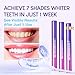 Teeth Whitening Kit with Gel Pen: 32X LED Accelerator Light for Sensitive Teeth
