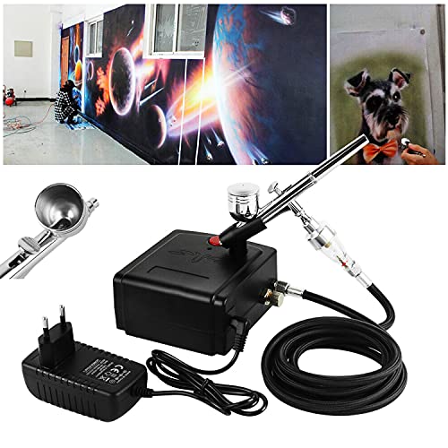 Airbrush-Set Easyhomie Dual Action mit Lackierpistole und Zubehör