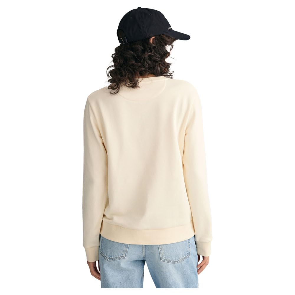 GANT Reg Tonal Shield - Sudadera con Cuello En C Sudadera Hombre (Pack de 1)