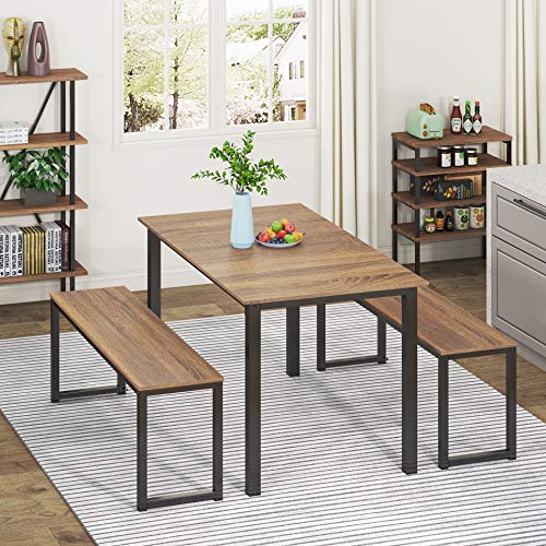 HOMURY 3 Piece Dining Table Set - Image 3