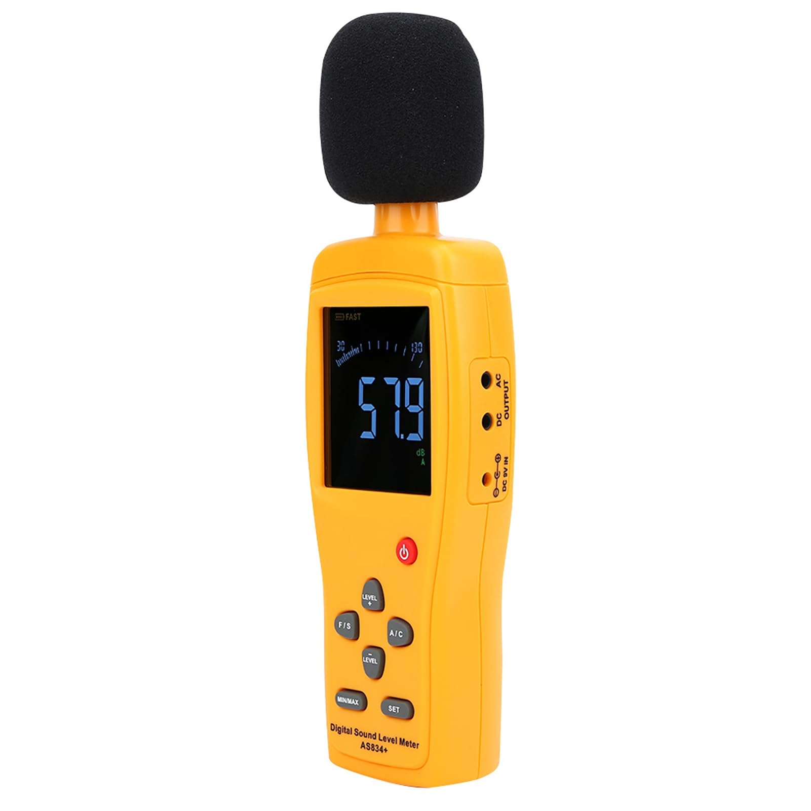 Medidor de Sonido Portátil con Pantalla LCD
