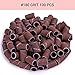 AIRSEE Sanding Bands for Electric Nail Drill 100 Piece Set 180 Grit Medium Acrylic File Attachments Professional Sander 1 Mandrel Bit Beauty Salon Accessories Manicure and Pedicure Finger Callus Brown