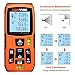 Laser Measure 393Ft - LOMVUM Laser Tape Measure Laser Measurement Tool with M/in/Ft Unit Switching, Backlit LCD, Pythagorean Mode, Measure Distance, Area and Volume - Carry Pouch and Battery Included