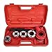 Comie New Ratchet Pipe Threader Kit Set Ratcheting w/5 Stock Dies & Handle Plumbing Case