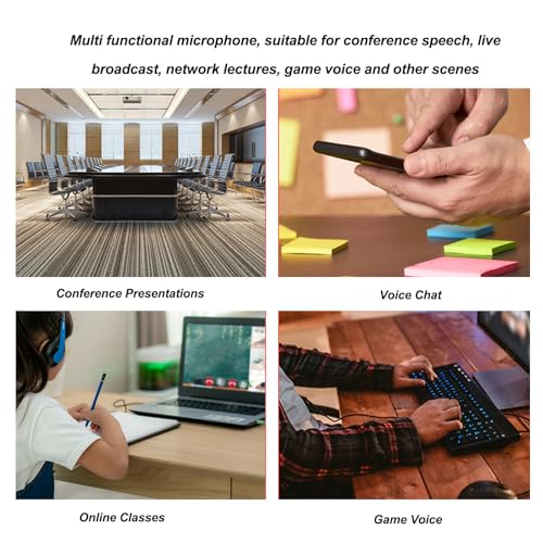 USB Mikrofon med Brusreducering för Konferenser och Livesändningar