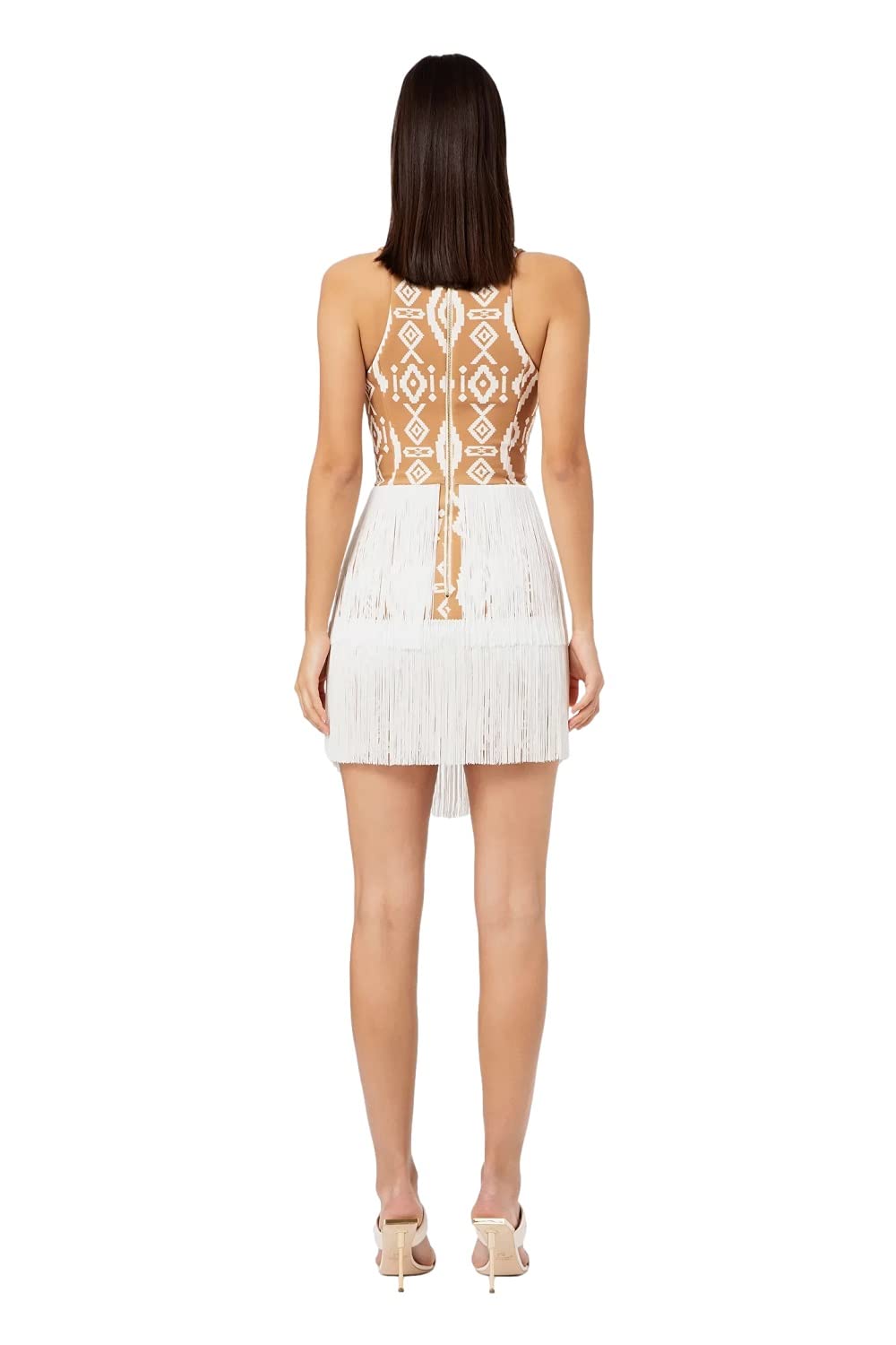 Elisabetta Franchi Abito Multicolore Caramello/Burro M86