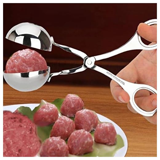 Molde de albóndiga de acero inoxidable molde DIY bola de pescado bola de camarón bola de carne frita píldora gadget artefacto de cocina-Alan Graham ScottVF - Alan Graham ScottVF