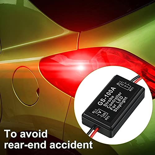 Brake Light Flasher Strobe Brake Light Strobe Tail Light Strobe Brake Flasher Led Flash Module Flash Strobe Controller For Motorcycles Cars Trucks Brake Light Tail Stop Light 12-30 V (4 Pieces) #TOP5