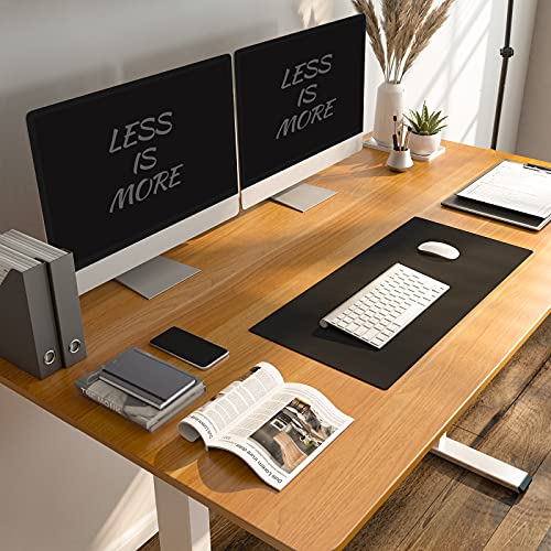 Flexispot Ec1 Electric Standing Desk Whole Piece 55 X 28 Inch Desktop Adjustable Height Desk Home Office Computer Workstation Sit Stand Up Desk (White Frame + 55" Maple Top, 2 Packages) #TOP2