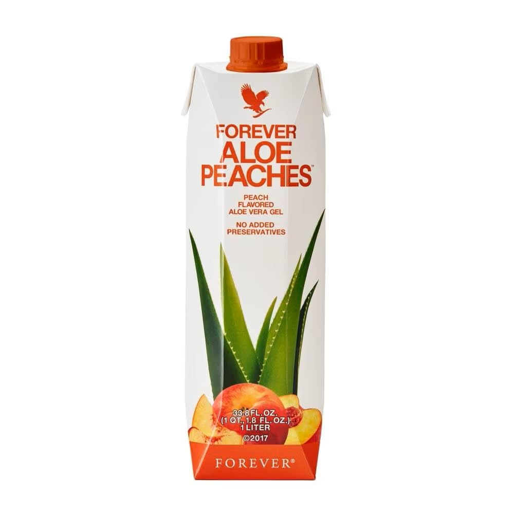 Forever Aloe Peaches, Peach Flavoured Aloe Vera Gel, No Added Preservatives, 1L (B0D4Q4748Z) Amazon Price History, Amazon Price Tracker