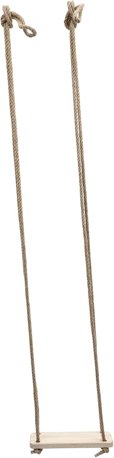 Wood Hanging Chair for Adults and Children 40 Rope Swing Safety Features Indoor and Outdoor Use Easy to Install Hanging Seat Toy