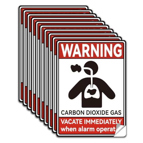 WADORN 10Pcs Carbon Monoxide Cause Brain Damage…