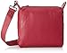 Produktbild Mandarina Duck Damen Mellow Leather Tracolla Schultertasche, Rot (Red Plum), 10x24x25.5 cm