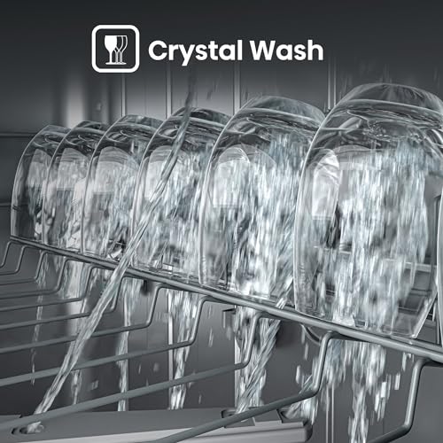 Hisense HS622E90X 13 Place Settings 8 Programs Freestanding Dishwasher, Water & Energy Efficient, Silver, 1 Year Warranty