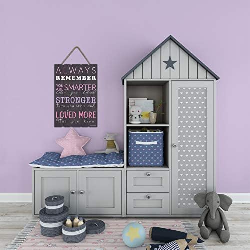 Something Unicorn Wall Hanging Sign for Teen Girls, Teen's Bedroom, Nursery, .12x17 in, Remember Version