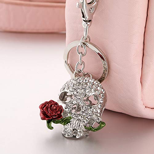 Preisvergleich Produktbild GMTEXTILES Auto Schlüsselbund Tasche Schädel Schädel Anhänger Mode Hohl Design