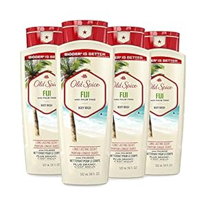 Old Spice Men’s Body Wash Fiji with Palm Tree, 18 oz (Pack of 4)