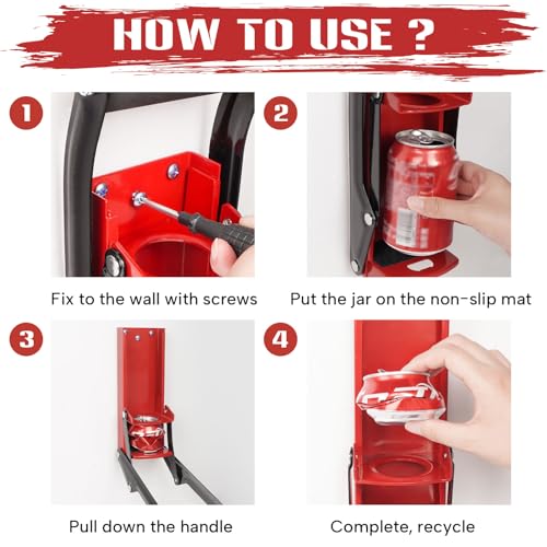 Gye A1 16 Oz Metal Aluminum Can Crusher thumb #4