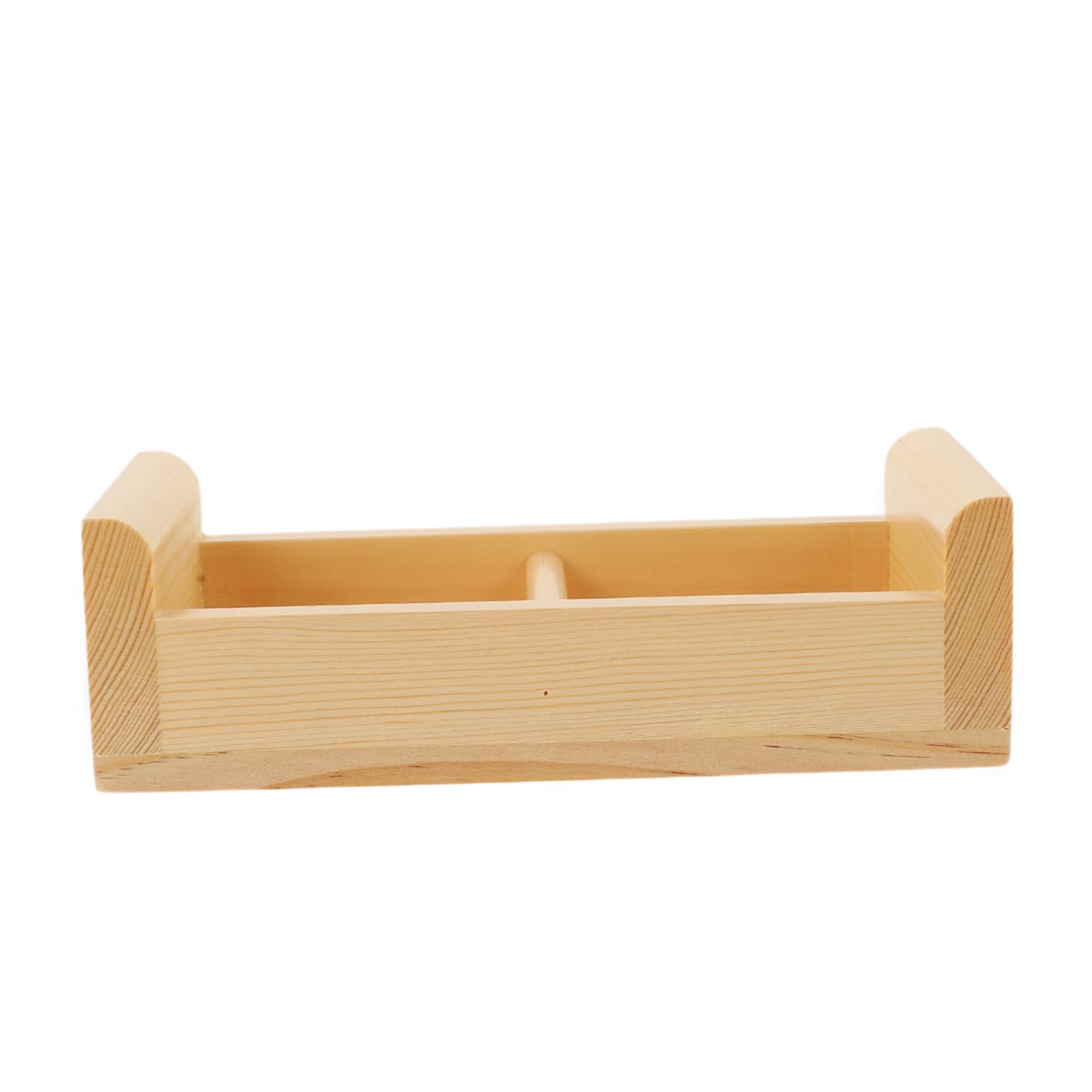 GRIRIW 1pc Sashimi Box Japanese Sushi Tray Decor Tray Sashimi Serving Plate Decorative Serving Tray Suhi Display Plate Decorative Sushi Tray Sushi Serving Platter Sushi Plate Wood Khaki