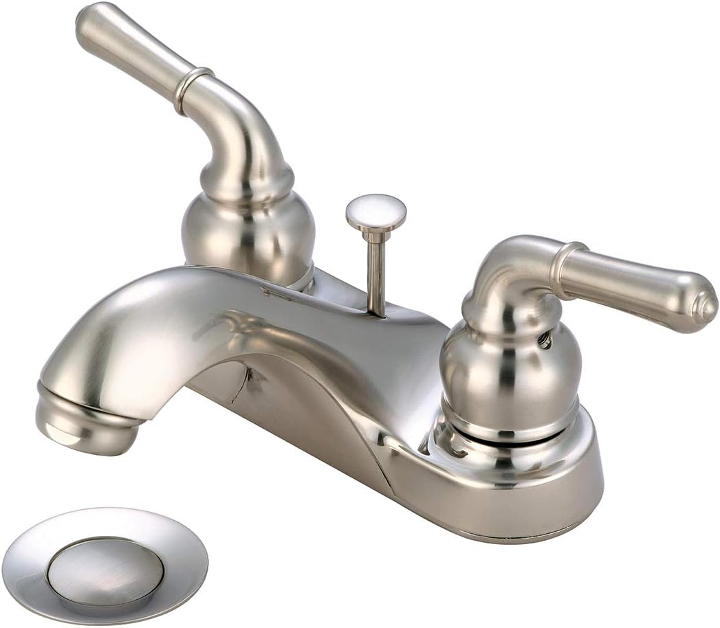 ACCENT COLLECTION - Two Handle Bathroom Faucet - Brushed Nickel