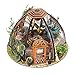 LQKYWNA Casa Giocattolo in Miniatura Fatta A Mano Fai da Te Cielo Stellato Casa di Fiori Casa in Legno Casa da Giardino Giocattolo Assemblata più Giocattoli Educativi per Bambini A Prova di Polvere