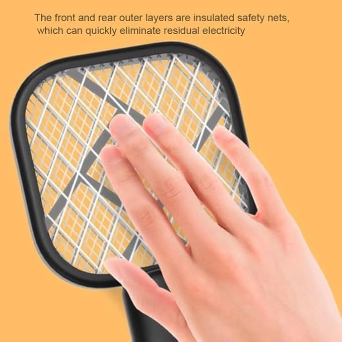 Image of Mini Mosquito Killer Bat & Lamp 2 in 1 | USB Rechargeable Electric Fly Swatter & Bug Zapper | Portable Mosquito Trap Light for Indoor & Outdoor Use | Safe & Compact Design, Fast Charging (Multicolor)