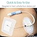 Split Drain Adhesive Bandages Feeding Tube Peg G J Tube Covers Peritoneal Dialysis PD Catheter Bordered Gauze Abdominal Pad Drain Patch Supplies Island Dressing for Nursing Care 4