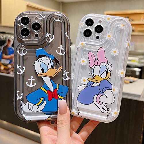 Threesee For Iphone 14 Pro Max Donald Duck Case,Kawaii Cute Cartoon Girls Kids Soft Tpu Clear Protective Phone Case Cover For Iphone 14 Pro Max 6.7 Inch #TOP4