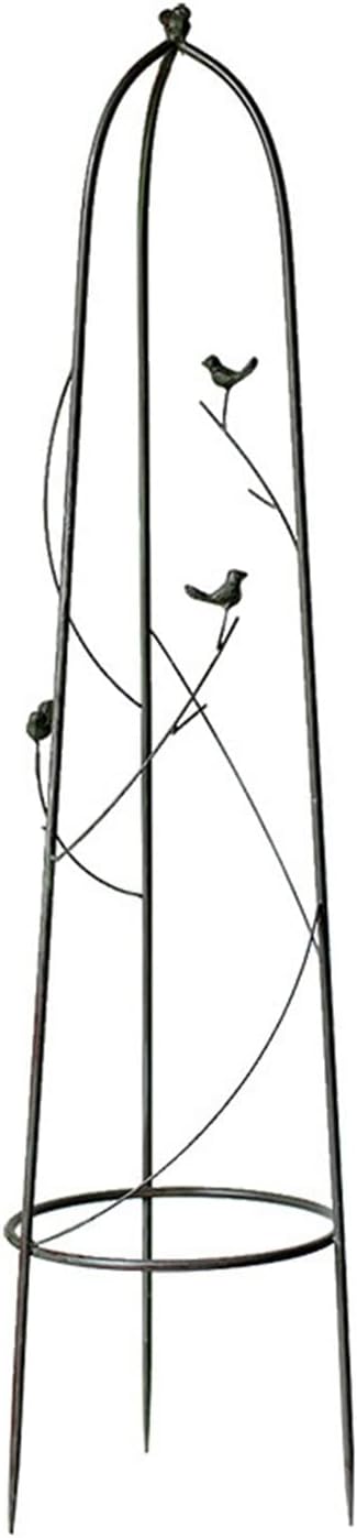 ガーデニング用支柱 バラ用 登山の植物のためのワイントマトの庭のトレリスのための成長支援トレリス パーゴラアーチ (色 : Blac
