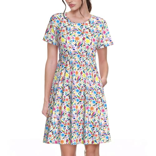 Robe d'été mexicaine Otomi pour vos vacances et sorties décontractées