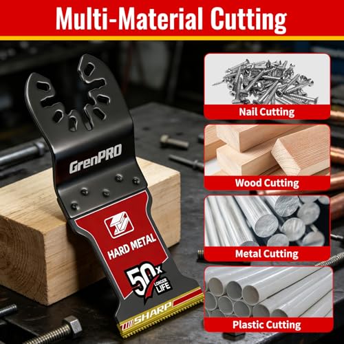GRENPRO TiCN Carbide Oscillating Blades