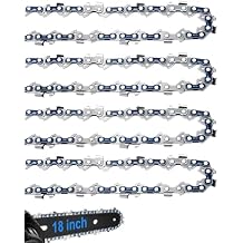 18 Inch Chainsaw Chains, Chainsaw Chain 18 Inch 3/8" LP Pitch .050" Gauge 62 Drive Links, 18 Chainsaws Chain Compatible with STIHL Husqvarna Craftsman Oregon Echo 18 In Chainsaw Chains4Pack