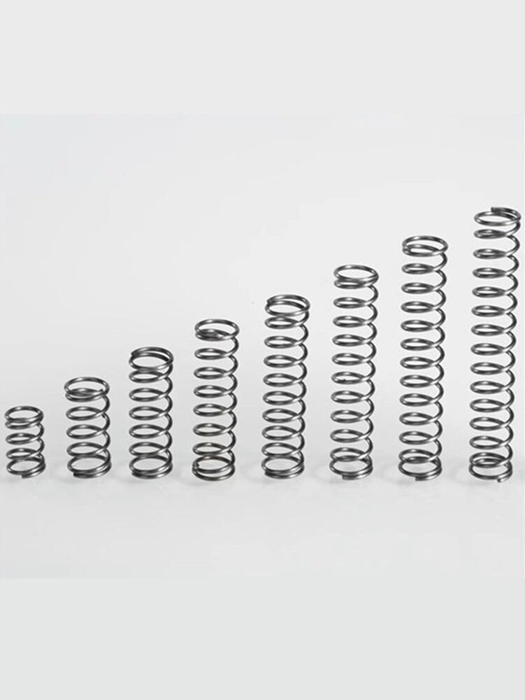 10Pcs Compression Spring Wire Diameter 1mm 1.2mm Steel Small Springs OD 5-22mm (1.0 x 10 x 45mm)