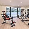 WINBOX Abdominal Exercise Machine, Multi-functional 22 in 1 Home Gym Equipment for AB Workout and Core Strength Training, Adjustable Rowing Machine for Home Gym.