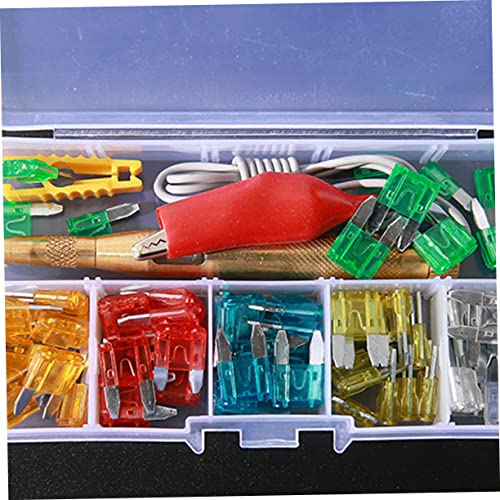 Probador de fusibles para automóvil, set de 60 piezas de repuesto en zinc de 5 A a 30 A miniatura 5