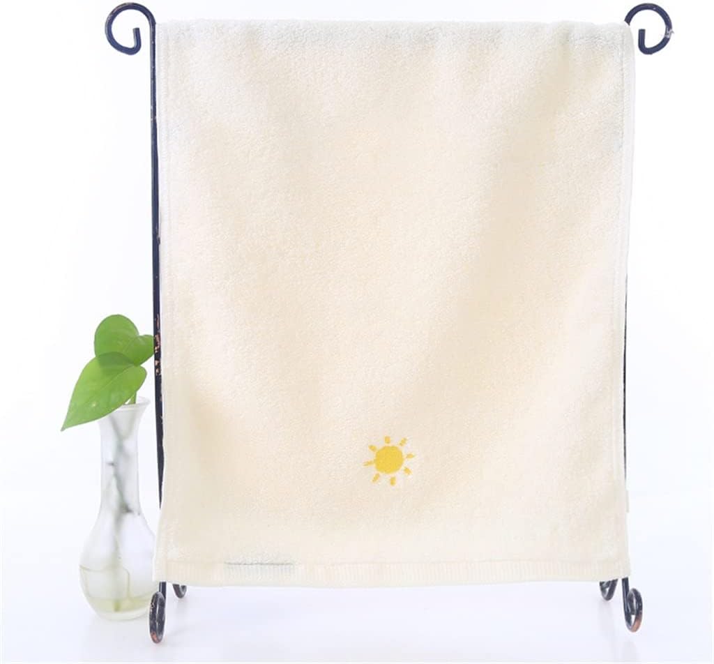 Solid Color Embroidered Towel Set vs 1pc Bath Towel Bathroom and 2pcs face Towels for Adults(Black)