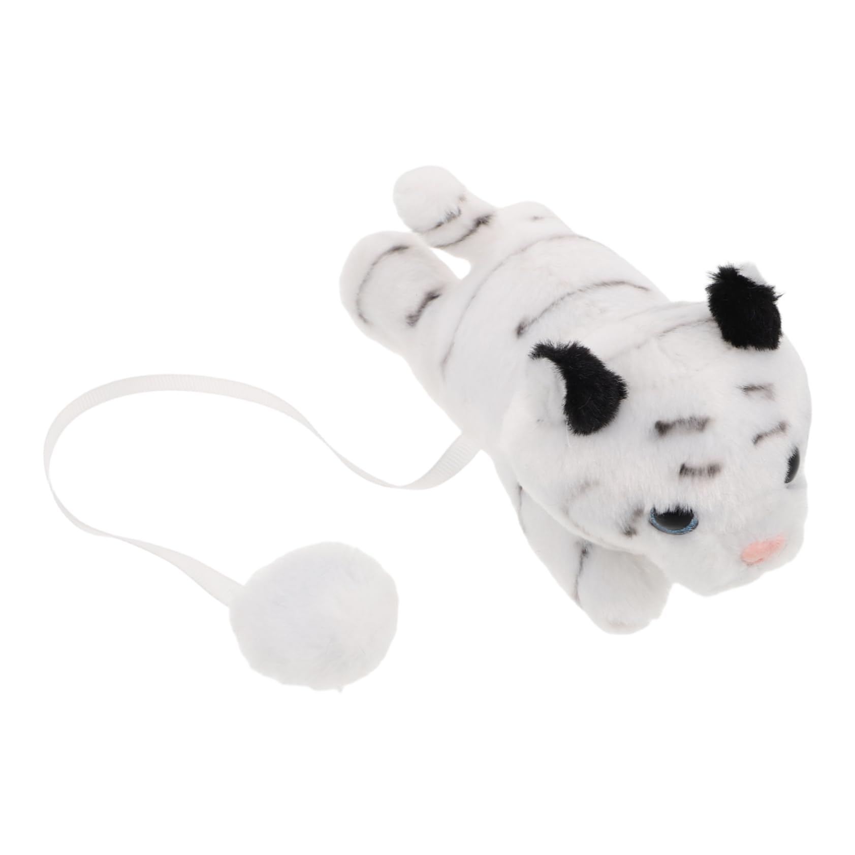 Amazon.co.jp: KOMBIUDA 白いプラッシュ素材のかわいい虎のぬいぐるみ