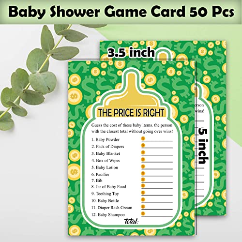 Image of Party Propz Baby Shower Games - 50pcs Card Game for Baby Shower | Baby Shower Placards | Baby Shower Game Cards (cardstock) | Baby Shower Game | Baby Shower Game Kit | Baby Shower Tambola Tickets