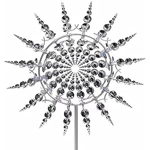 VVLXRIC Windmill Wind Catcher, Wind Sculptures Garden Decoration on the Courtyard Terrace – Windmolen Windvanger