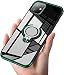 Produktbild kadixini iPhone 11 Hülle Soft Silikon Hülle Ultra Dünn TPU Bumper Case 360 Grad Ring Stand Magnetische Autohalterung Schutzhülle für Transparent Anti-Fingerabdruck Anti-Kratzer iPhone 11 hülle