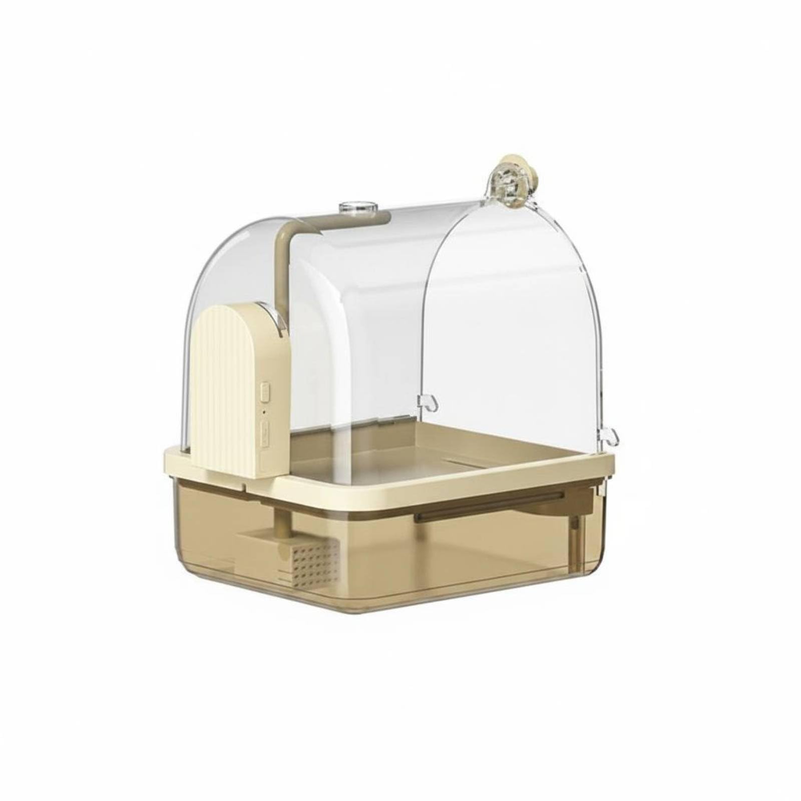 Automatic Bird Bath Wireless Sensor Parrot Bathtub Easy to Clean Bird Shower Tub, Brown W Sensor and 6|Home & Garden | Yard, Garden & Outdoor Living | Bird & Wildlife Accessories | Birdba-image-32