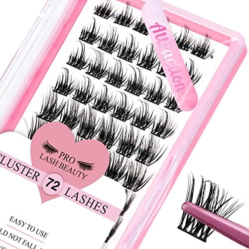 Lash Bond and Seal Cluster Lash Glue & Seal Waterproof Cluster Lash Glue for DIY Eyelash Extensions Waterproof Strong Hold (10ml, Black Bond & Clear Seal)