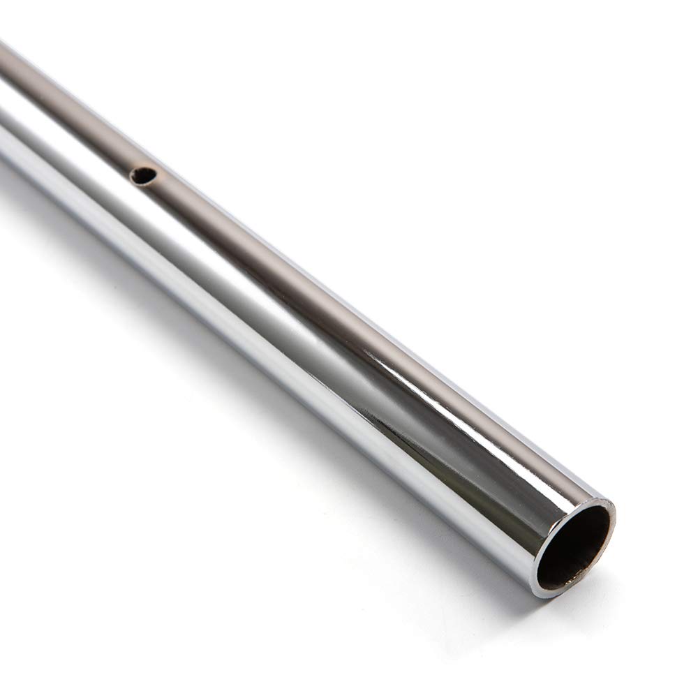 Manubrio Universale 22mm per Moto Chopper Cruiser Bobber Scooter - Retrò Barre Vintage in Alluminio (Argento)