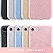MILPROX Glitter Case - Compatible with iPhone SE 2022 & iPhone 7/8 - Shiny Sparkle Bling, 3 Layer Hybrid Protective Soft Phone Case - Black Gradient