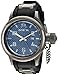 Invicta Men's 0554 Russian Diver Collection Carbon Fiber Black Rubber Watch