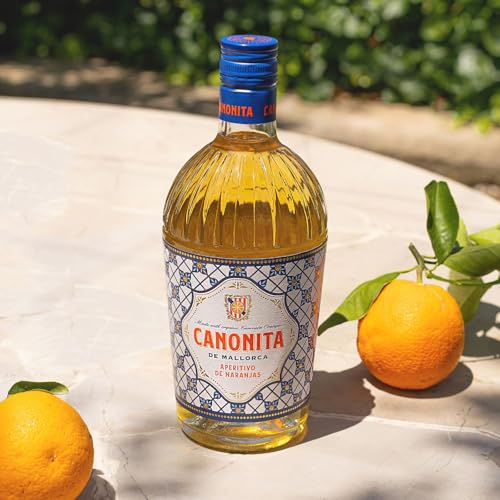 Canonita Aperitivo de Naranjas (1x 0,75l) – Einzigartiger Orangen-Likör aus Mallorca mit 18 % vol. Alkohol